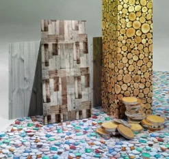 Abwaschbare Wachstuch-Tischdecke