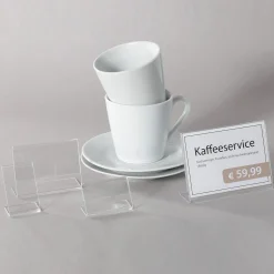 Acryl-L-Aufsteller Hoch, 37 X 52 Mm