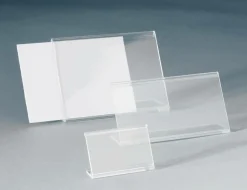 Acryl-L-Aufsteller Quer, 52 X 34 Mm