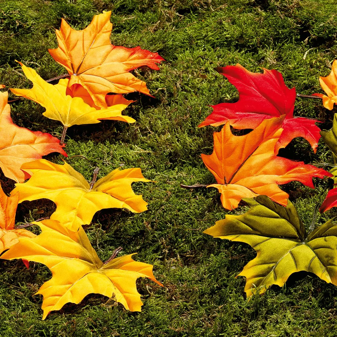 Ahorn-Kunstblätter, Pack à 30 Stück