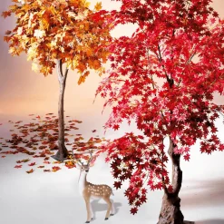 Ahorn-Kunstblätter, Pack à 30 Stück