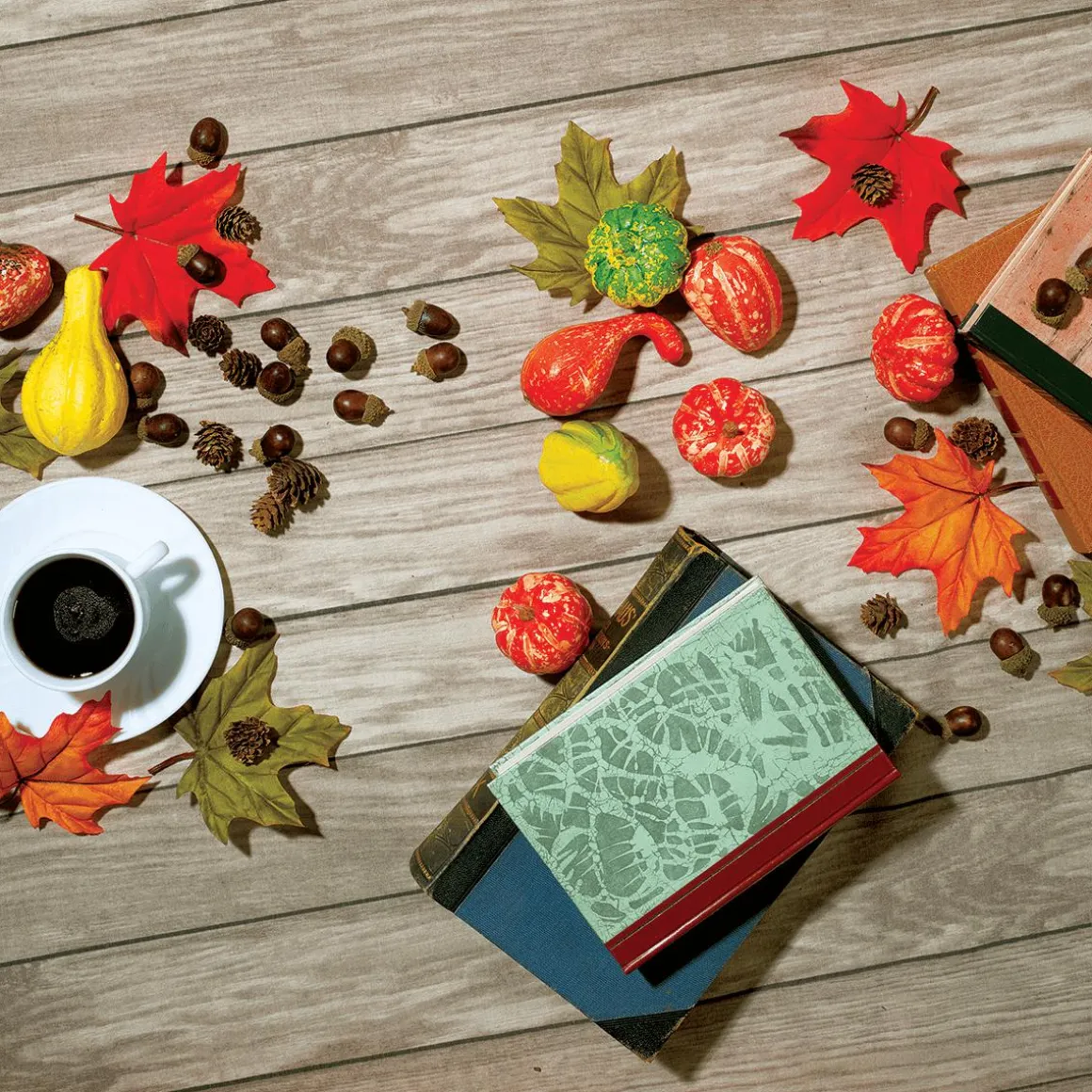 Ahorn-Kunstblätter, Pack à 30 Stück