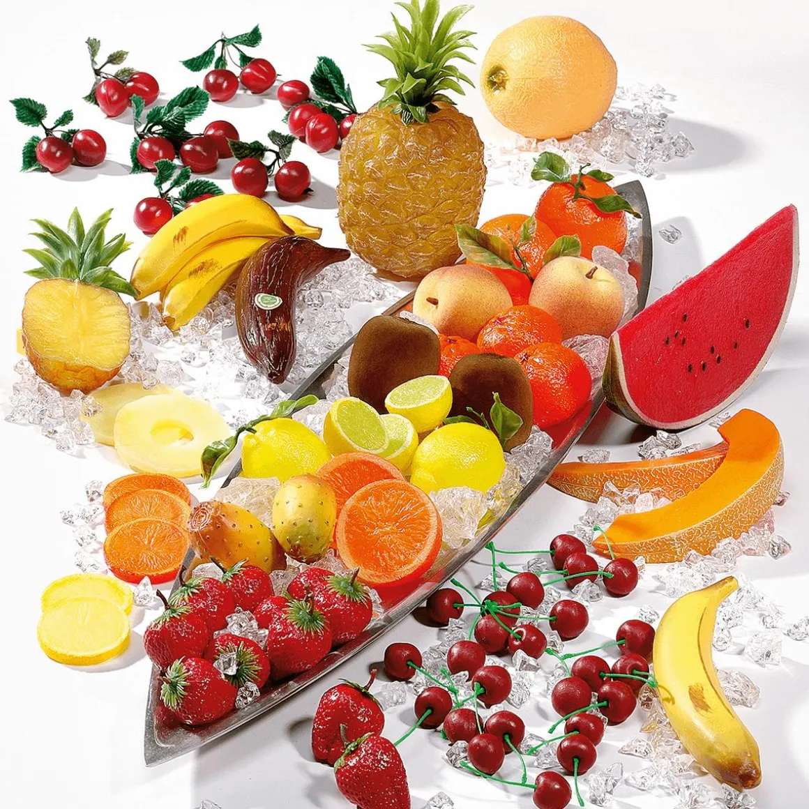 Ananashälfte Lebensmittel-Attrappe 20 Cm