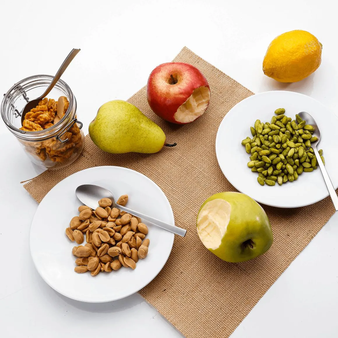 Angebissener Roter Apfel-Lebensmittel-Attrappe 7,5 Cm Ø