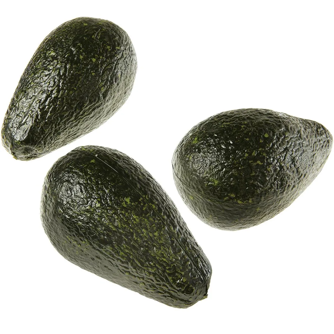 Avocado Lebensmittel-Attrappe, Pack à 3 Stück