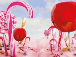 B1 LKW-Planenbanner Süßigkeiten 2,5 X 3,3 M