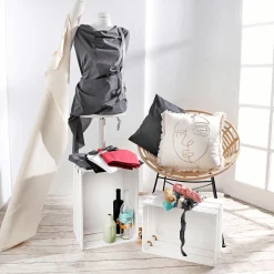 Baumwoll Stoff 145 Cm Breit Rot