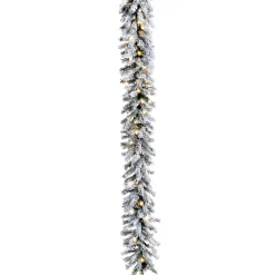 Beflockte Tannengirlande Mit LED IP 20, 270 Cm