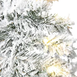 Beflockte Tannengirlande Mit LED IP 20, 270 Cm