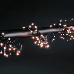 Blinkende LED Cluster Lichterkette Mit Timer