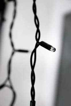 Blinkendes Icicle-Light Schwarz IP67, 3 X 1 M