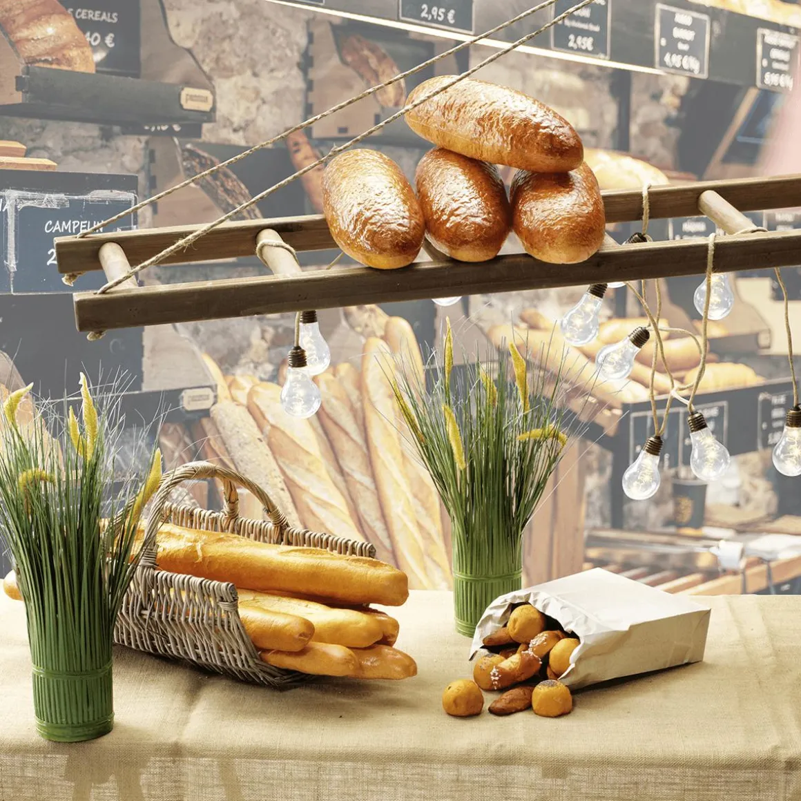 Brot Lebensmittel-Attrappe 33 Cm