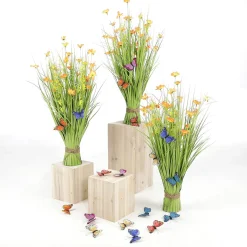 Bunte Deko-Schmetterlinge Mit Clip 6er Set 9 Cm