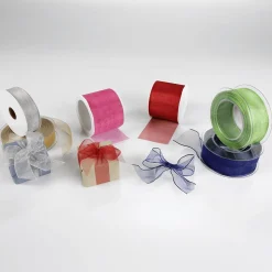 Chiffonband 25 Mm, 25 M, Frühlingsgrün