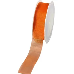 Chiffonband 25 Mm, 25 M, Orange