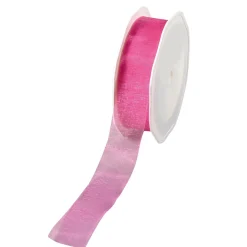 Chiffonband 25 Mm, 25 M, Pink