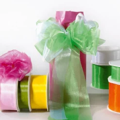 Chiffonband 25 Mm, 25 M, Weiß