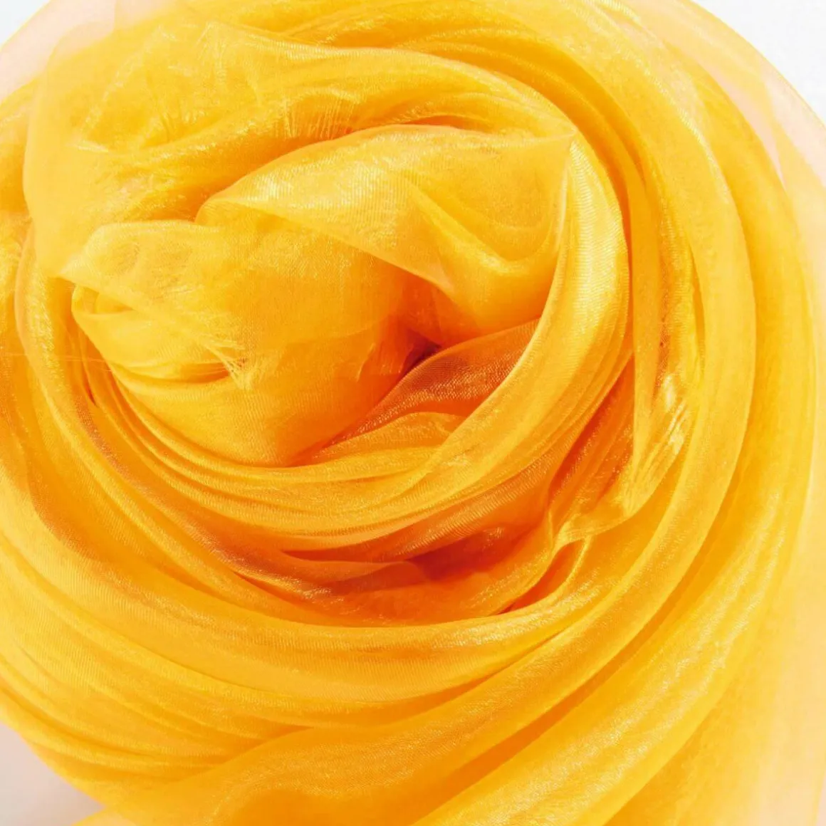 Chiffonstoff, Gelb, 145 Cm