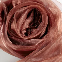 Chiffonstoff, Nougat, 145 Cm