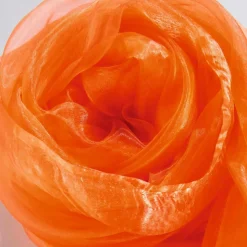 Chiffonstoff, Orange, 145cm