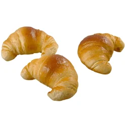 Croissant Lebensmittel-Attrappe, 3 Stück