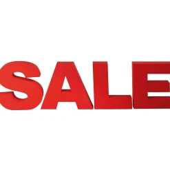 3D SALE-Buchstaben Aus Styropor, 40 Cm Hoch