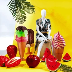 Deko Aufsteller Waffeleis, 90 Cm Hoch