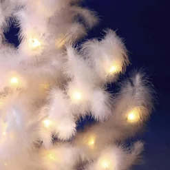 Deko Federbaum Mit LED, 90 Cm