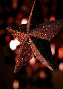 Deko Glitzersterne, Pack á 3 Stück