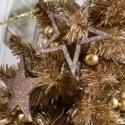 Deko Glitzersterne, Pack á 10 Stück