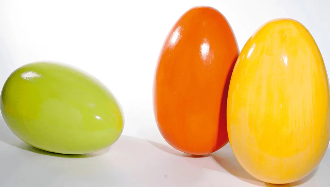 Deko Osterei Grün, 18 Cm