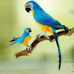 Deko Papagei Blau-gelb, 70 Cm Lang