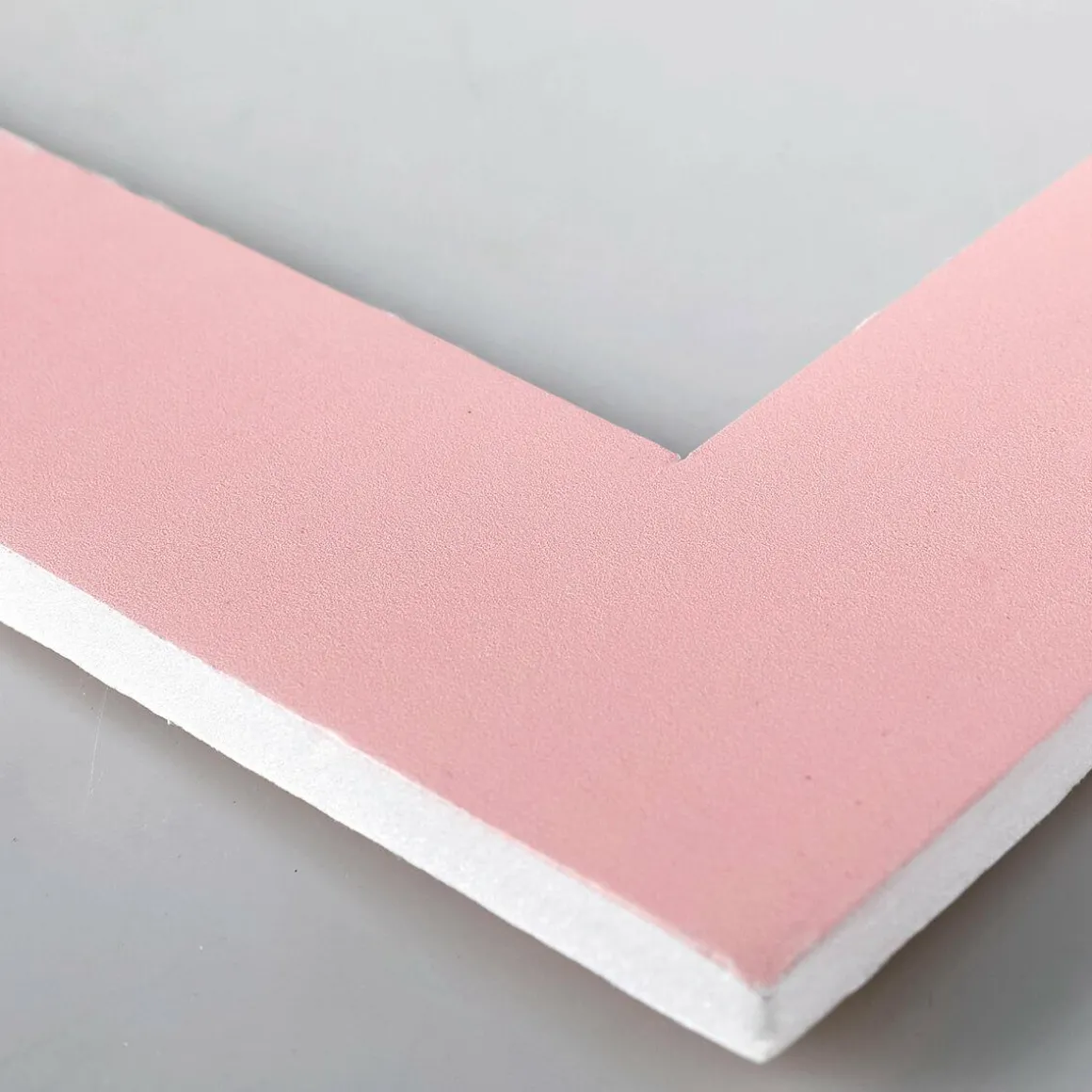 Deko Rahmen Inkl. Paneel 50 X 50 Cm Pastellgelb/rosa