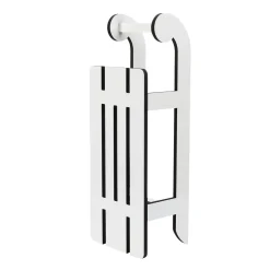 Deko Schlitten Weiß 51 Cm