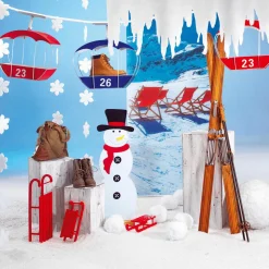 Deko Ski Aus Holz, 140 Cm Lang