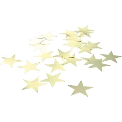 Deko Streusterne Gold, 10 Cm Ø, 25 Stück