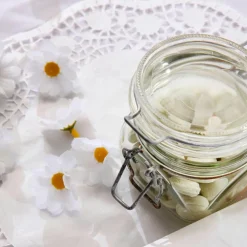 Dekoblüten Margeriten, 72 Stück