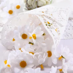 Dekoblüten Margeriten, 72 Stück