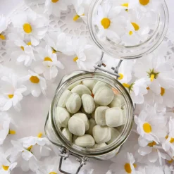 Dekoblüten Margeriten, 72 Stück