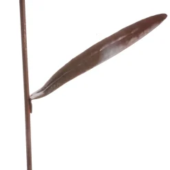 Deko-Blumenstecker Aus Metall Braun 78 Cm