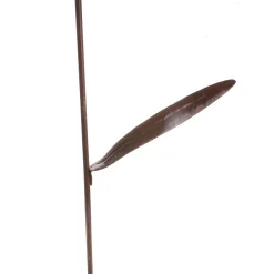 Deko-Blumenstecker Aus Metall Braun 50 Cm