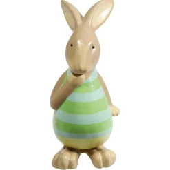 Dekofigur Osterhase Grün, 39 Cm