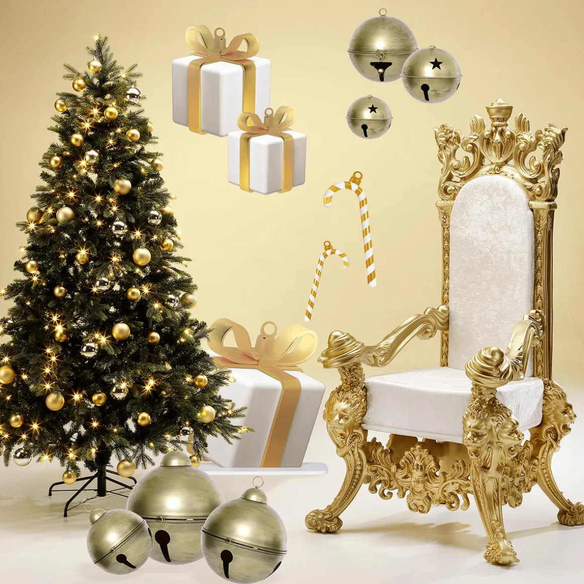 Deko-Glocken Aus Eisen 3tlg. Set