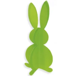 Deko-Hasen Papieraufsteller Grün 40 Cm