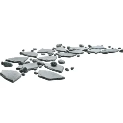 Deko-Kieselsteine, Pack à 24 Stück