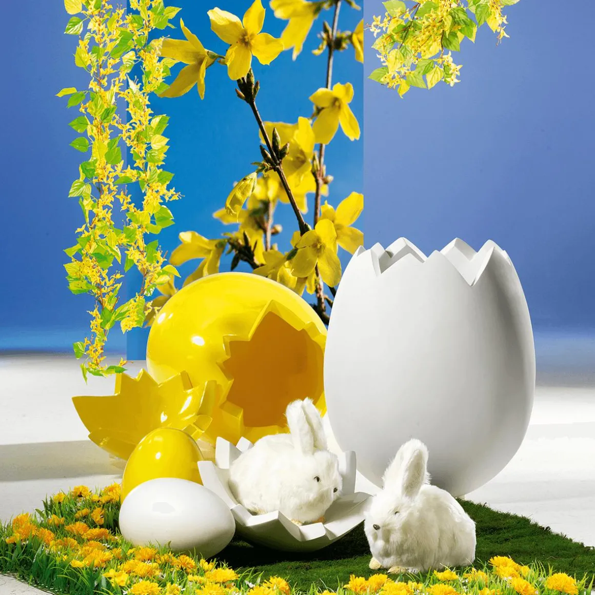 Deko-Osterei, 70 Cm Lang, Weiß