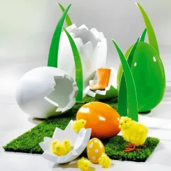 Deko-Osterei, 70 Cm Lang, Weiß