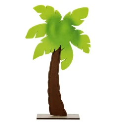 Dekopalme Aus Filz Auf Holzsockel 53,50 Cm