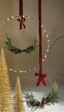 Dekoring Aus Metall, Schwarz 80 Cm Ø