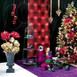 Dekoring Aus Metall, Schwarz 80 Cm Ø